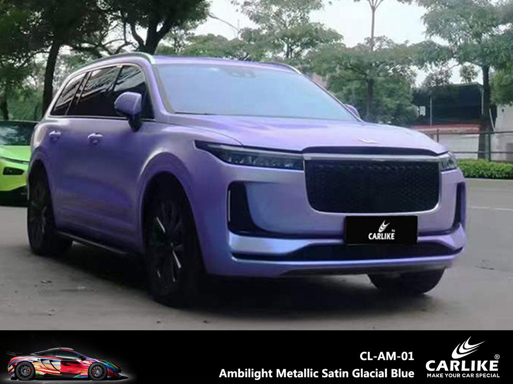 Ambilight Metallic Satin Glacial Blue Car Wrap