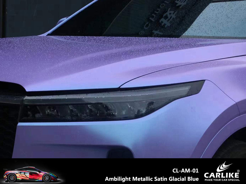 Ambilight Metallic Satin Glacial Blue Car Wrap