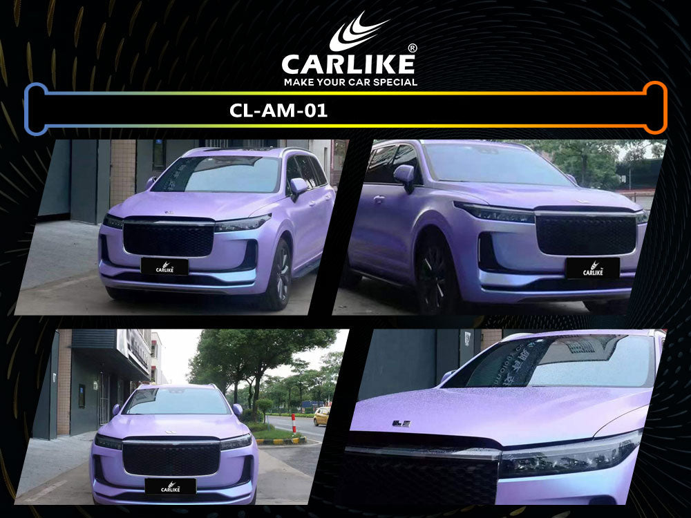 Ambilight Metallic Satin Glacial Blue Car Wrap