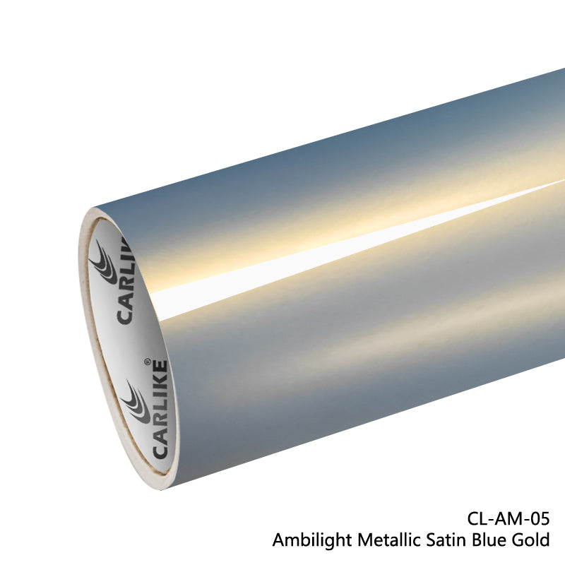 Ambilight Metallic Gloss Blue Gold Car Wrap