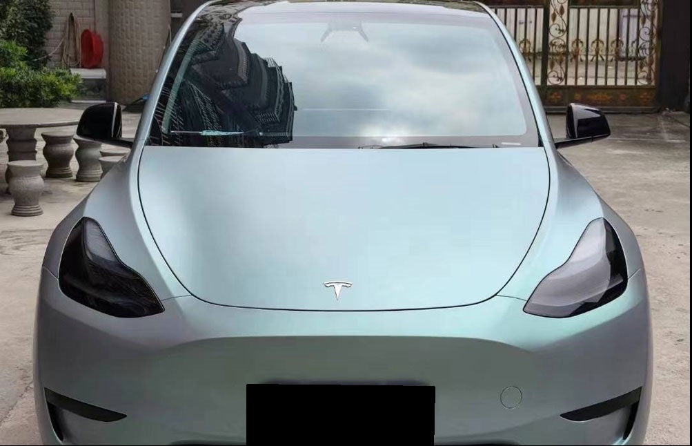 Ambilight Metallic Satin Green Gold Car Wrap