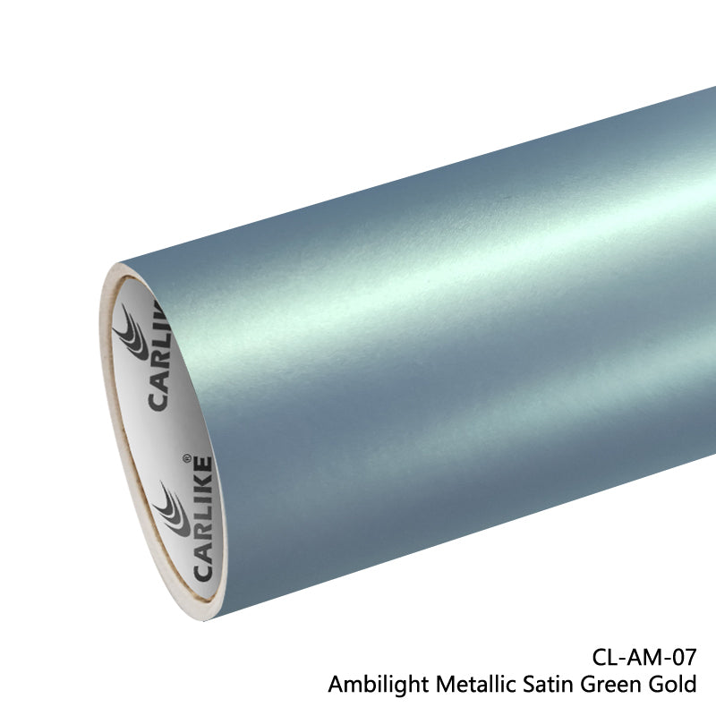 Ambilight Metallic Satin Green Gold Car Wrap