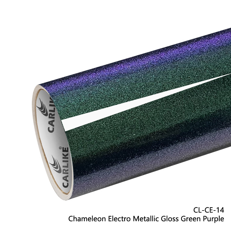 Chameleon Electro Metallic Green Purple Car Wrap