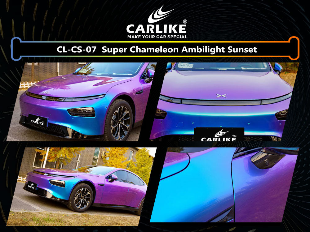 Super Chameleon Ambilight Sunset Car Wrap
