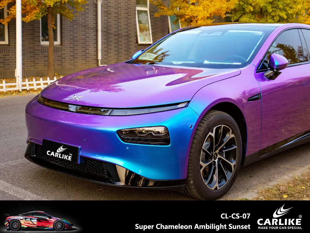 Super Chameleon Ambilight Sunset Car Wrap