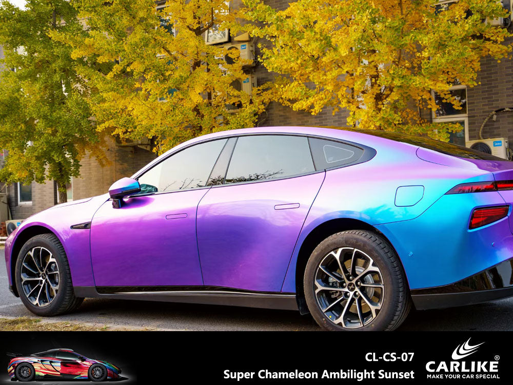 Super Chameleon Ambilight Sunset Car Wrap