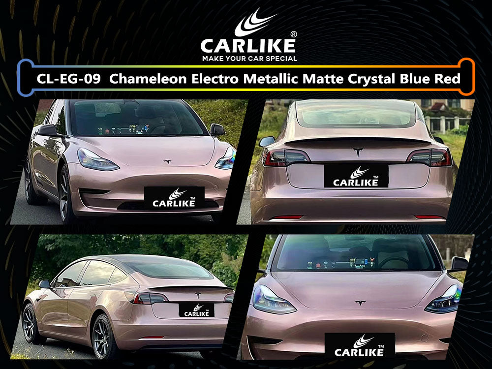 Gloss Electro Metallic Ice Berry Car Wrap