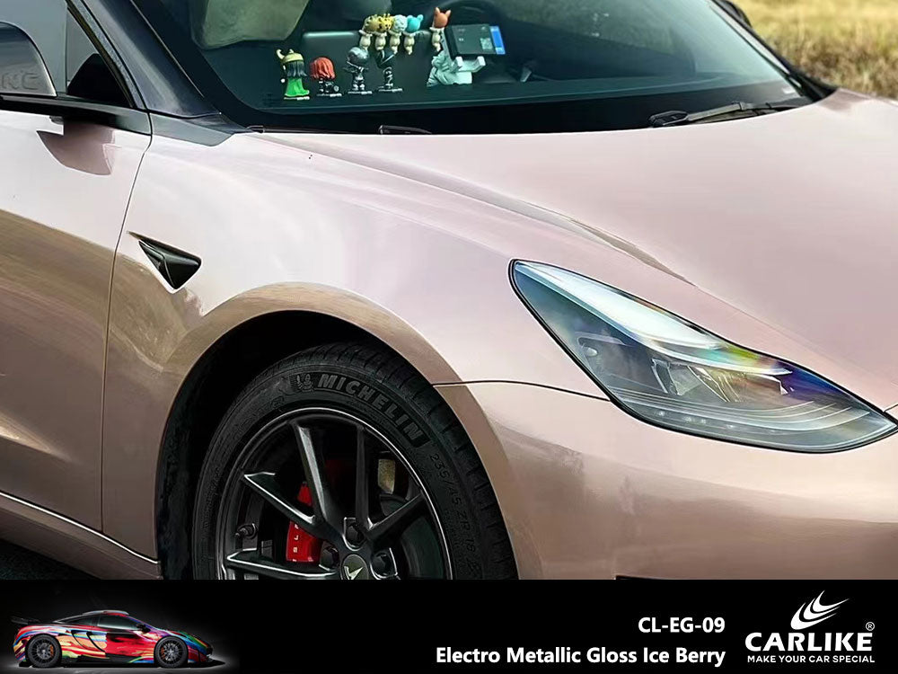 Gloss Electro Metallic Ice Berry Car Wrap