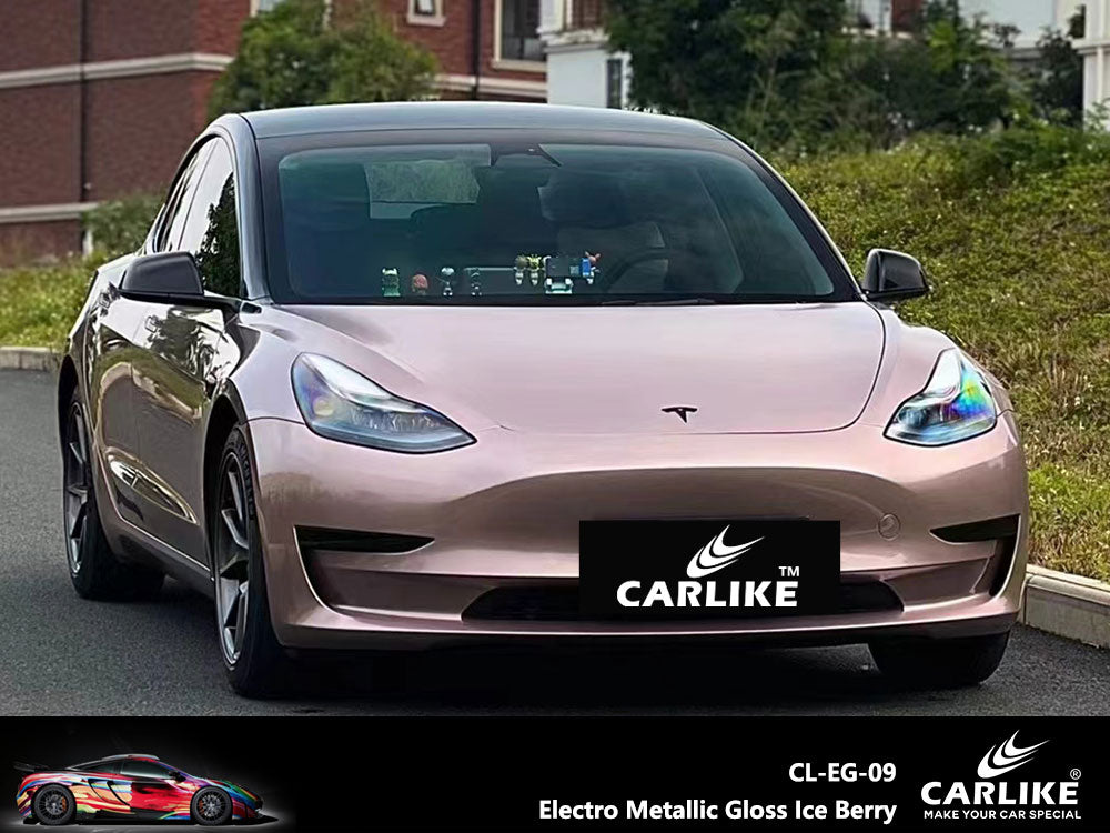 Gloss Electro Metallic Ice Berry Car Wrap