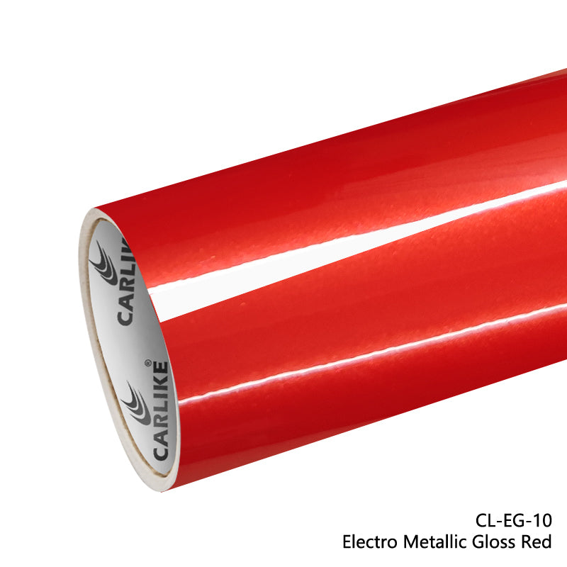 Gloss Electro Metallic Red Car Wrap