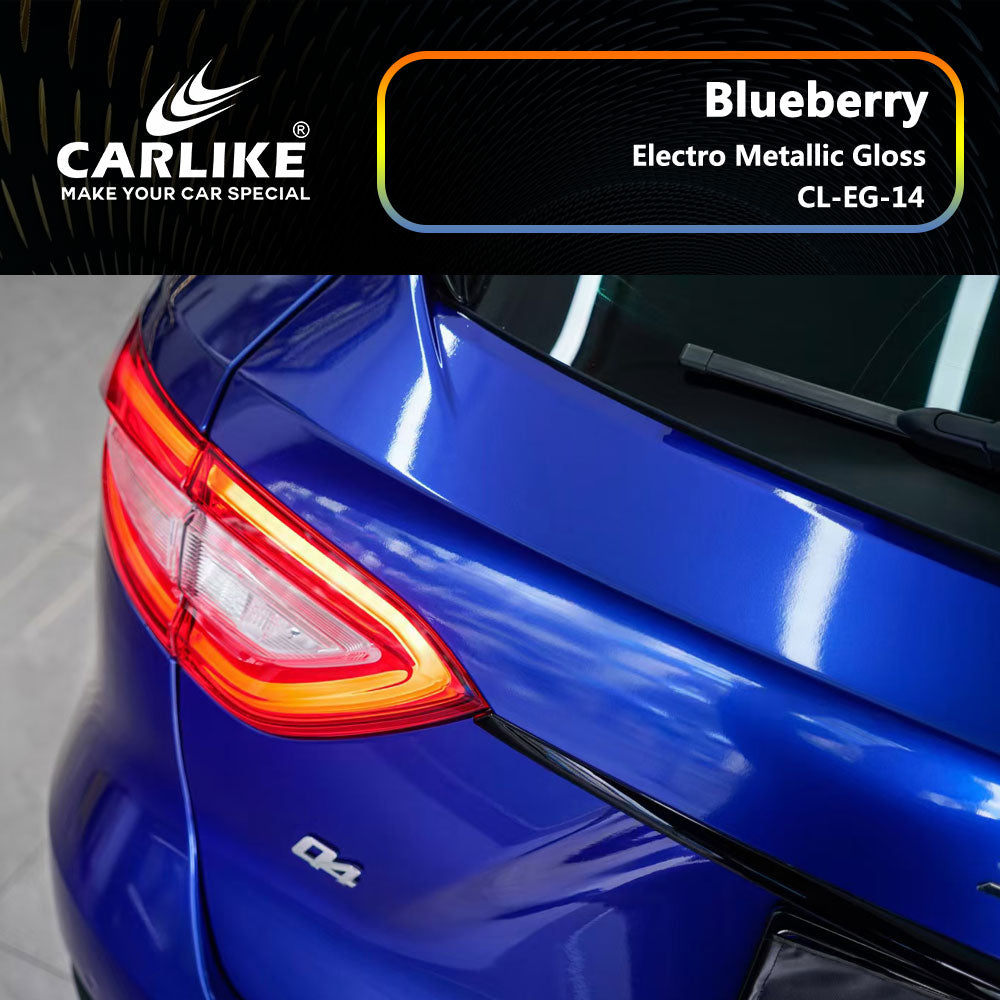 Gloss Electro Metallic Blueberry Car Wrap
