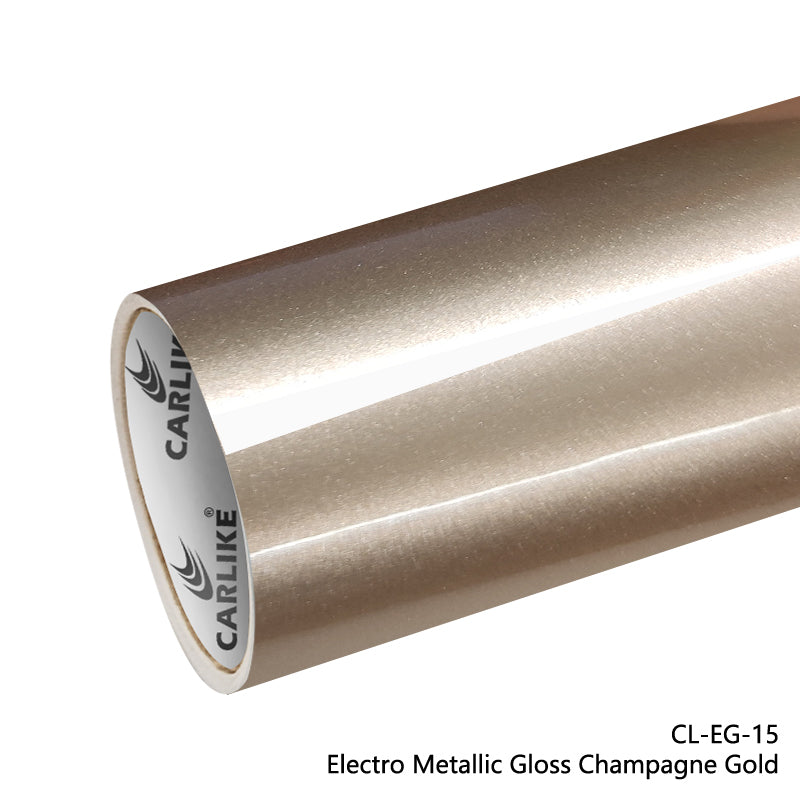 Gloss Electro Metallic Champagne Gold Car Wrap