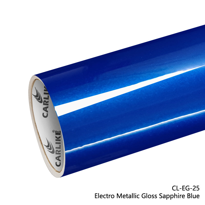 Gloss Electro Metallic Sapphire Blue Car Wrap