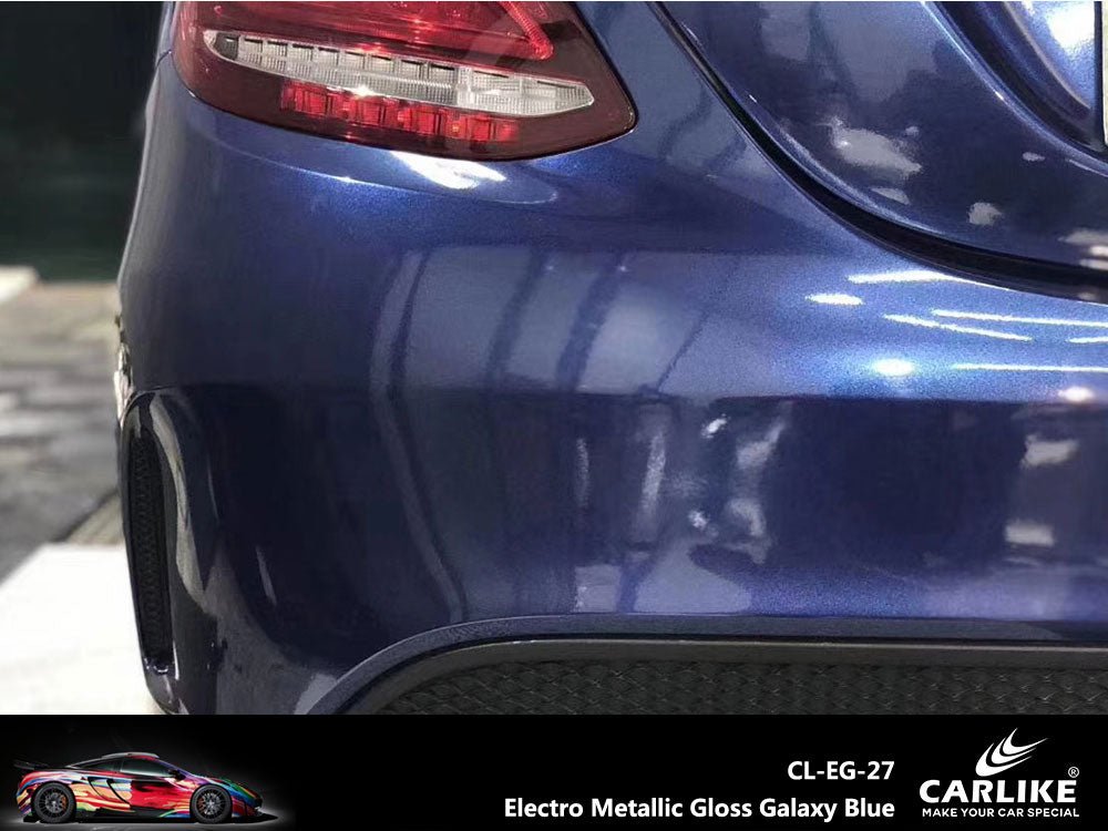 Gloss Electro Metallic Galaxy Blue Car Wrap