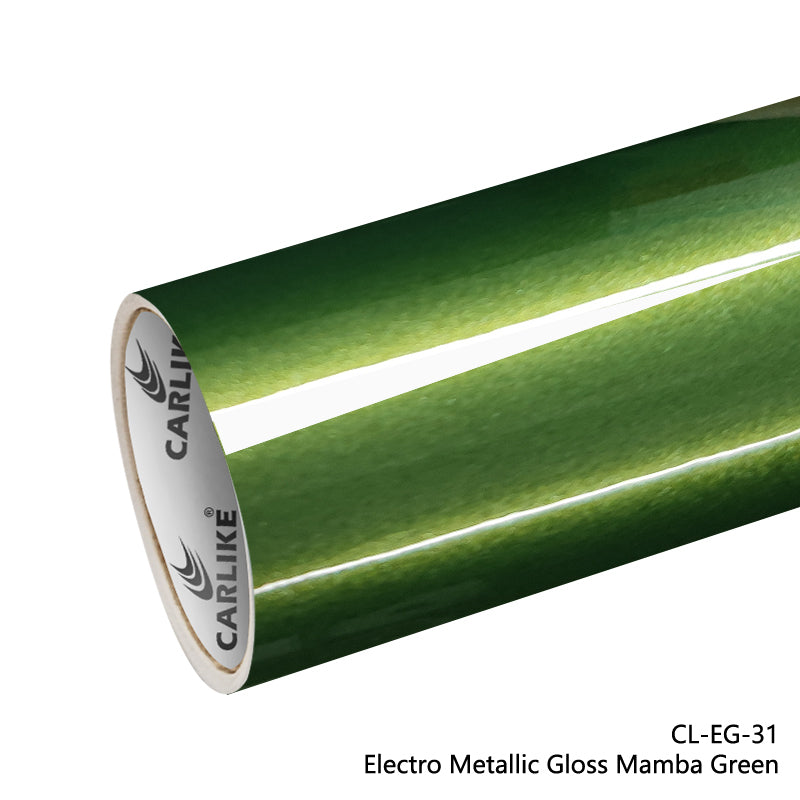 Electro Metallic Gloss Mamba Green Car Wrap