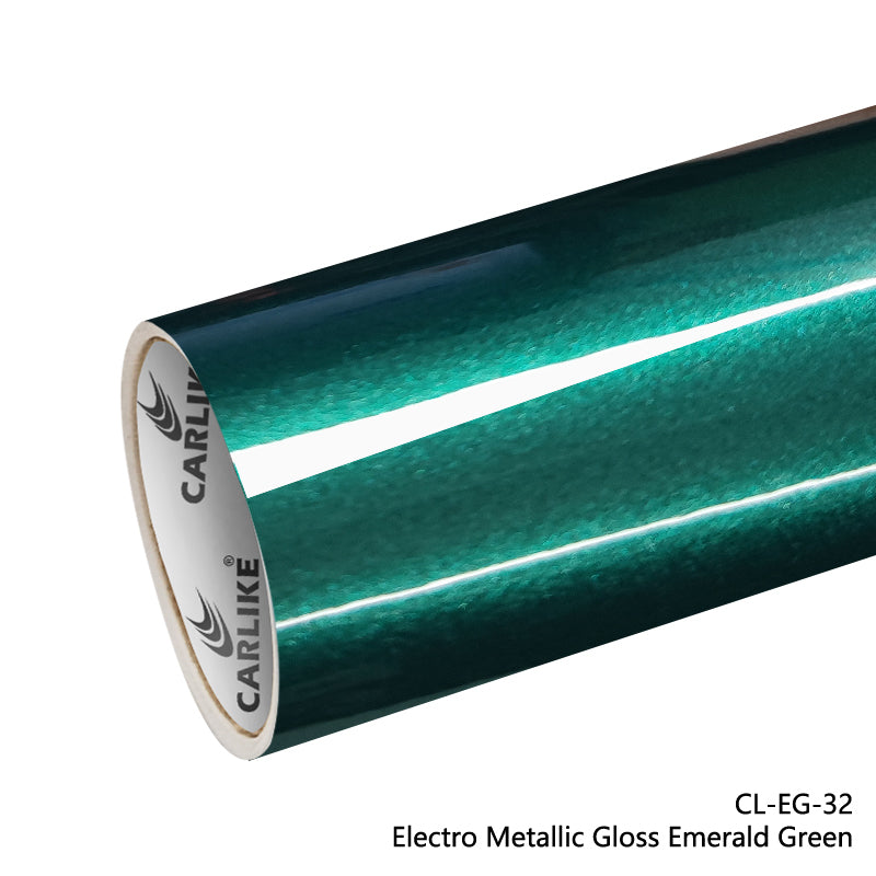 Electro Metallic Gloss Emerald Green Car Wrap