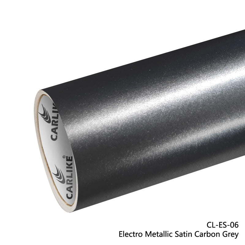 Electro Metallic Satin Carbon Grey Car Wrap
