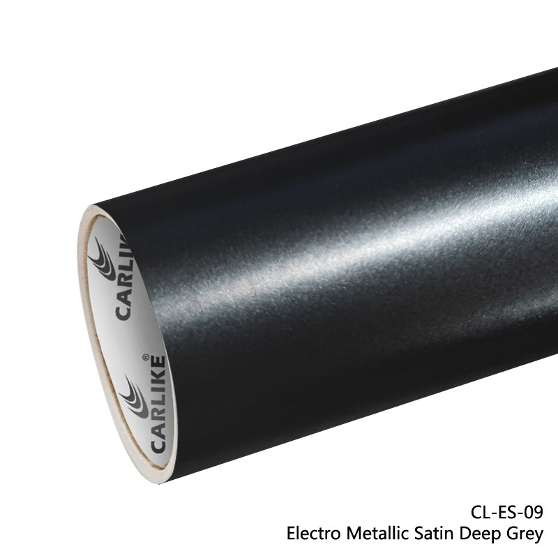 Electro Metallic Satin Deep Grey Car Wrap