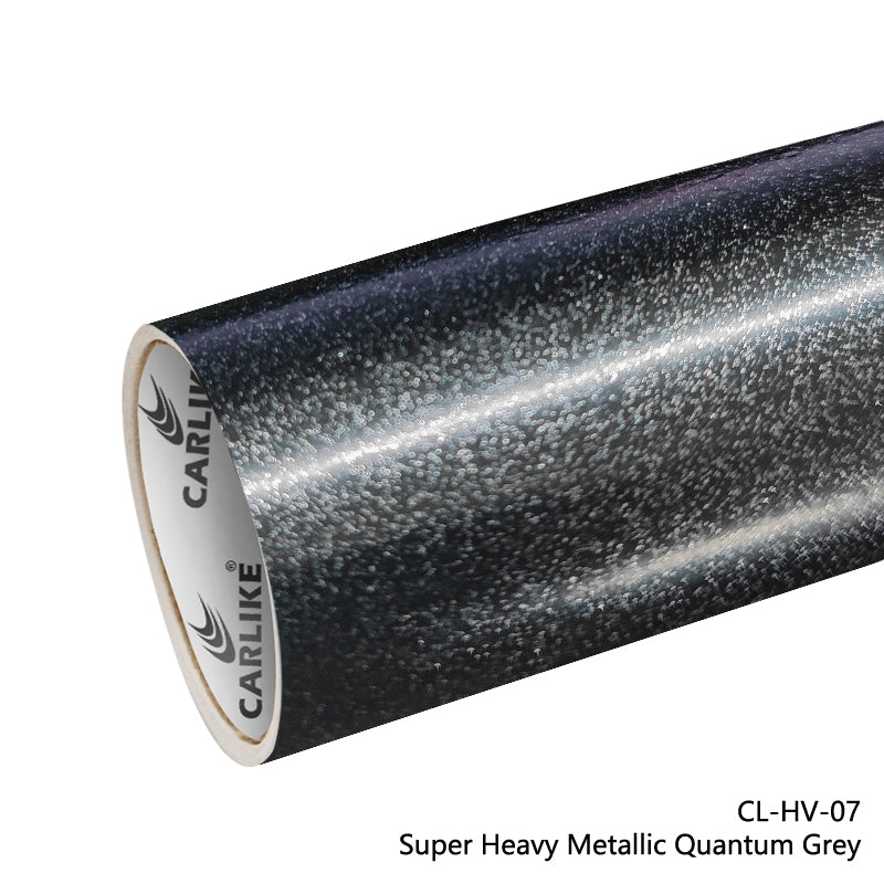 Super Heavy Metallic Quantum Grey Car Wrap