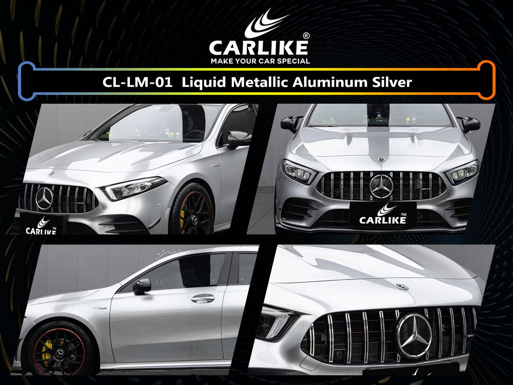 Liquid Metallic Aluminum Silver Car Wrap