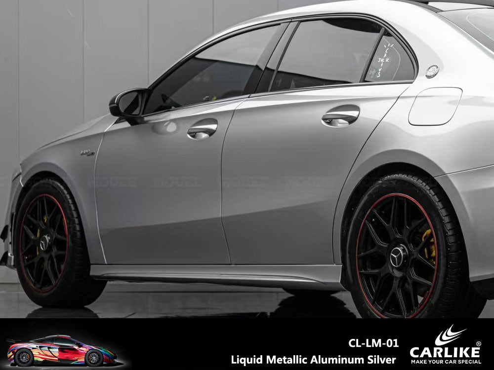 Liquid Metallic Aluminum Silver Car Wrap