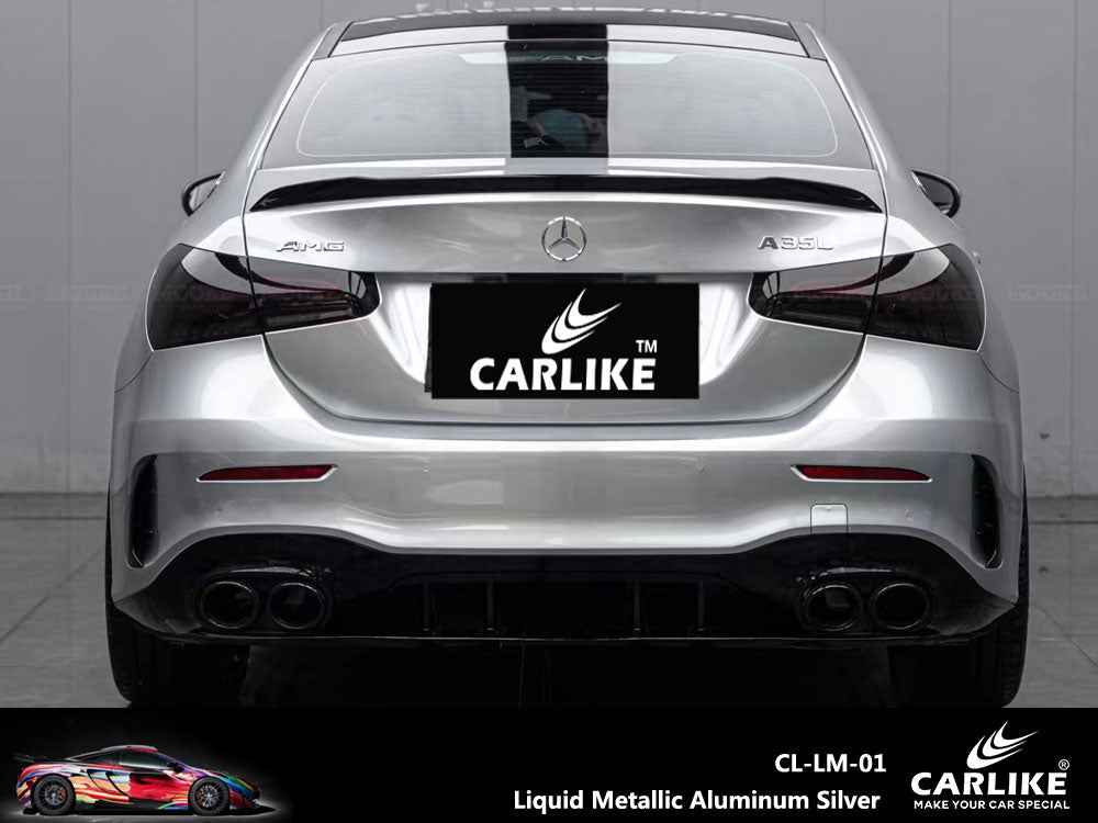 Liquid Metallic Aluminum Silver Car Wrap