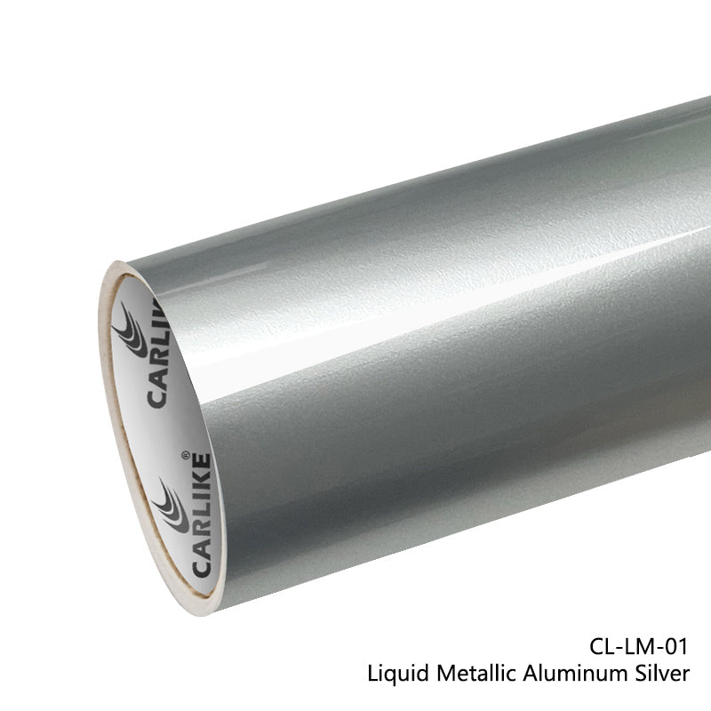 Liquid Metallic Aluminum Silver Car Wrap