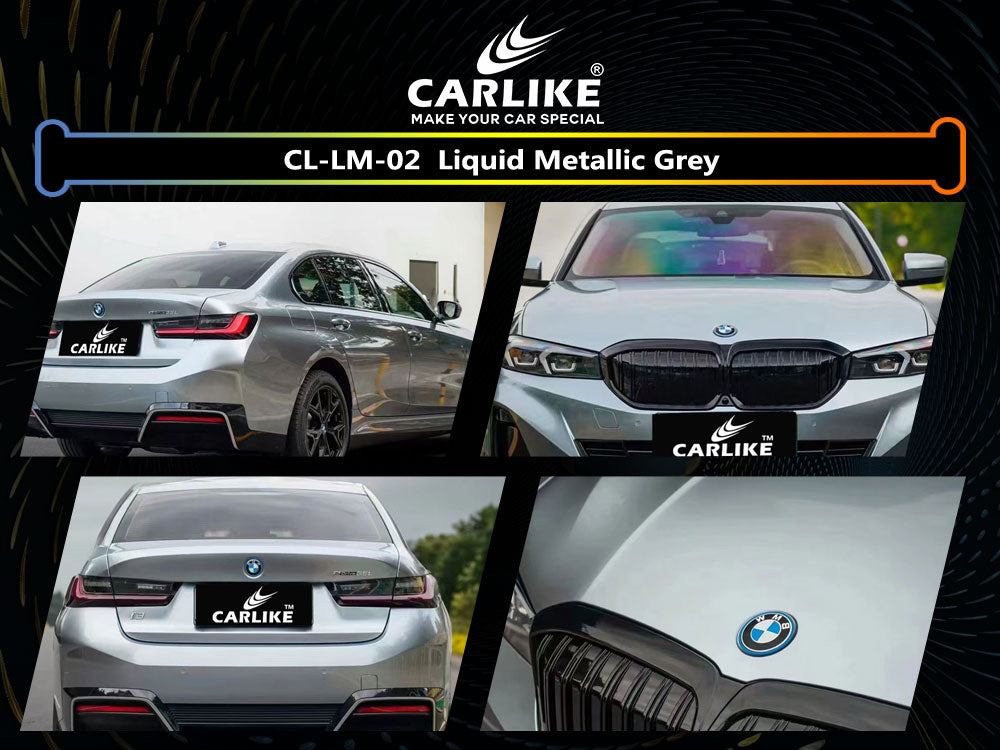 Liquid Metallic Grey Car Wrap