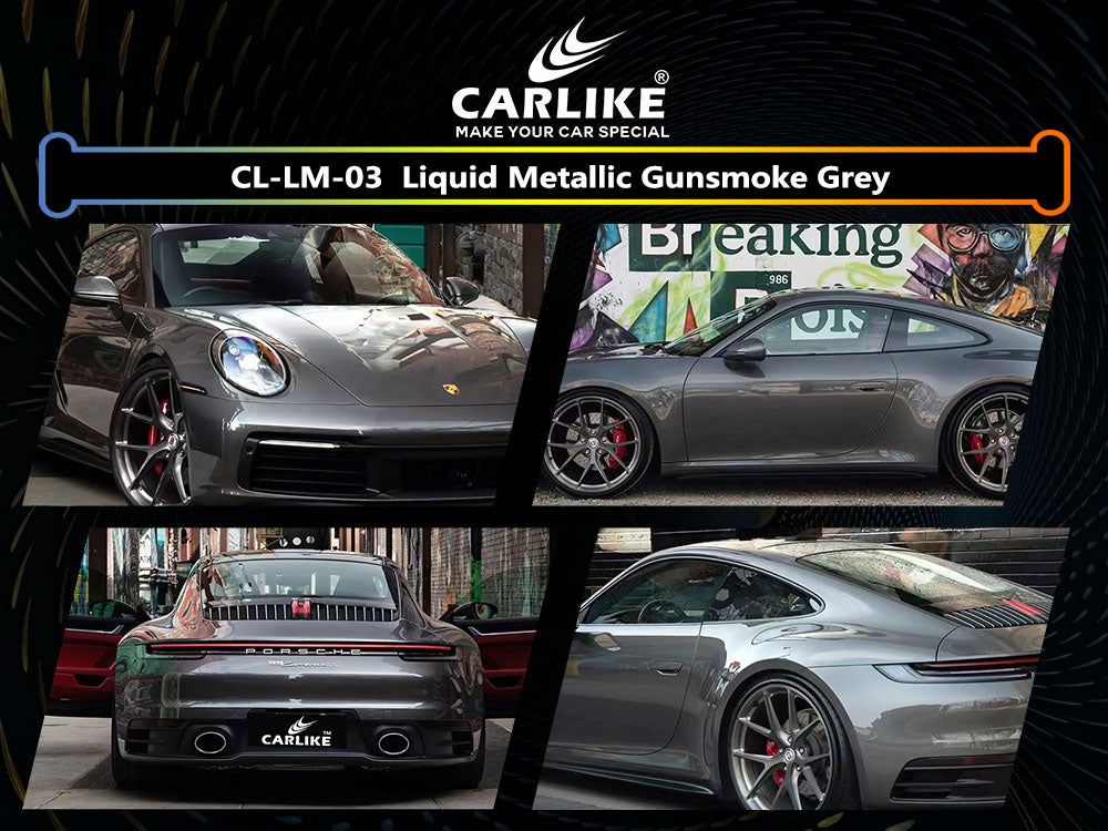 Liquid Metallic Gunsmoke Grey Car Wrap