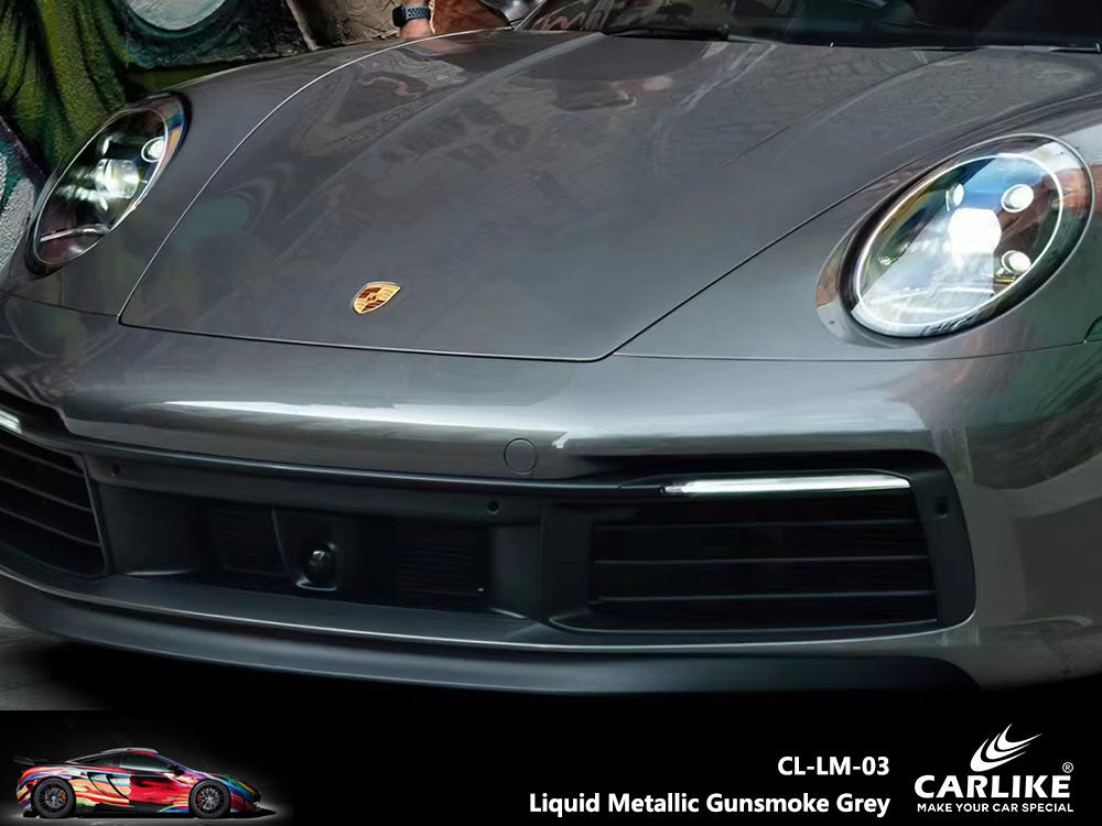 Liquid Metallic Gunsmoke Grey Car Wrap