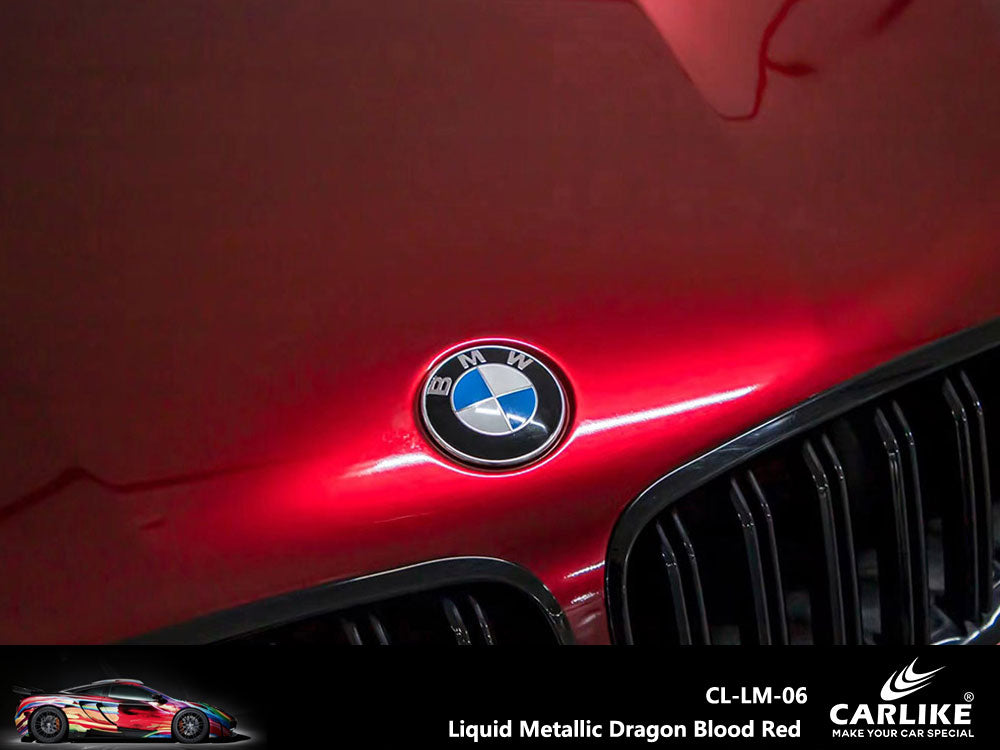 Liquid Metallic Dragon Blood Red Car Wrap