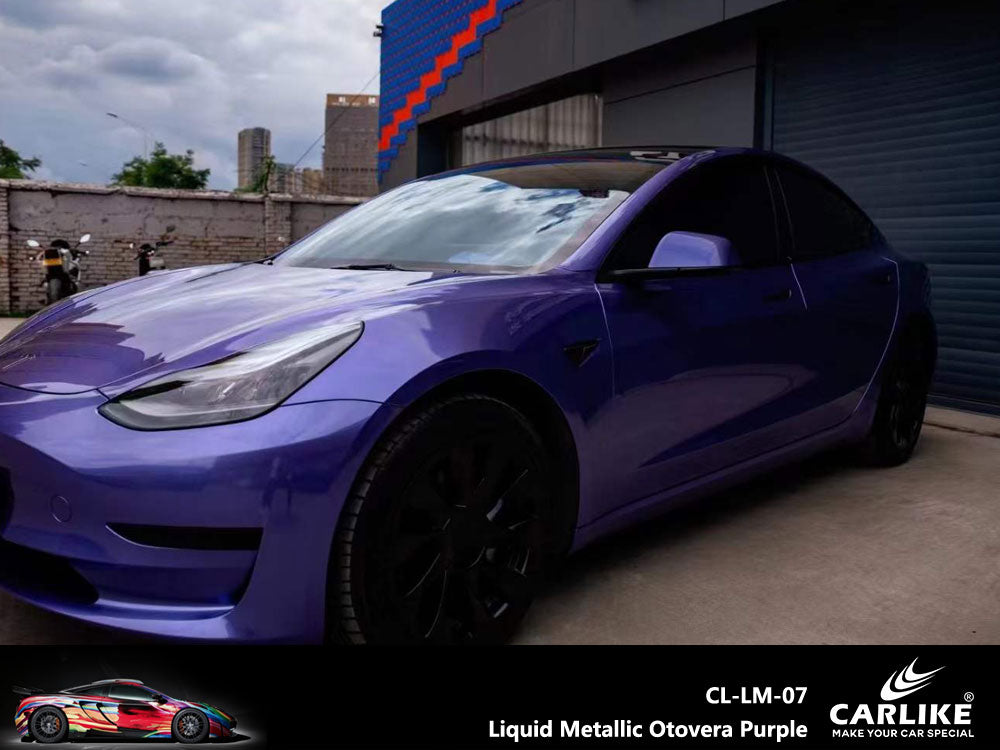 Liquid Metallic Otovera Purple Car Wrap