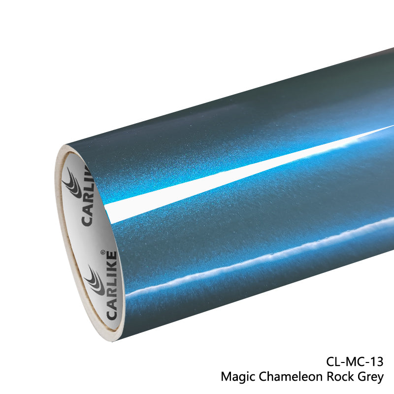 Magic Chameleon Rock Grey Car Wrap
