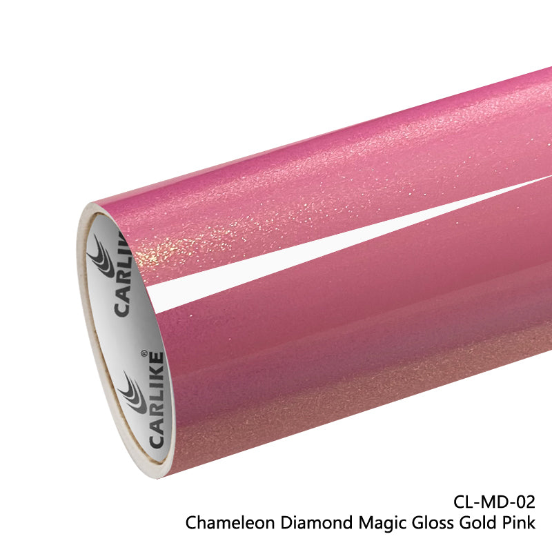 Chameleon Magic Gold Gold Pink Car Wrap