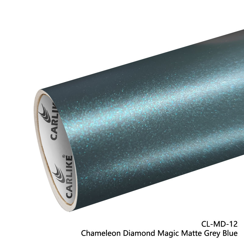 Chameleon Diamond Magic Gold Grey Blue Car Wrap