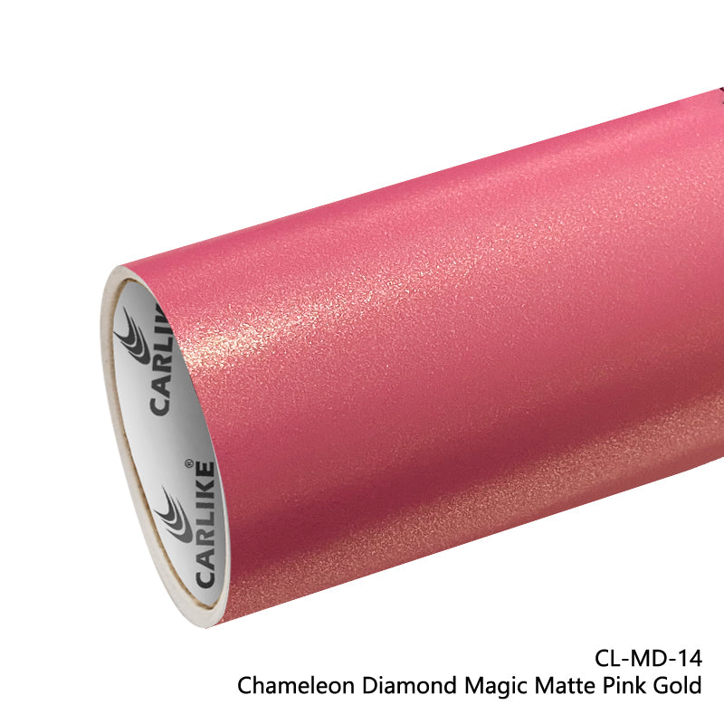 Chameleon Magic Matt Gold Pink Car Wrap