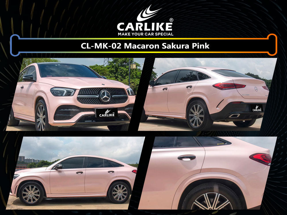 Macaron Sakura Pink Car Wrap