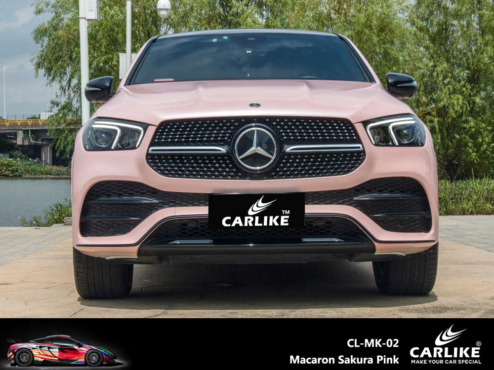 Macaron Sakura Pink Car Wrap