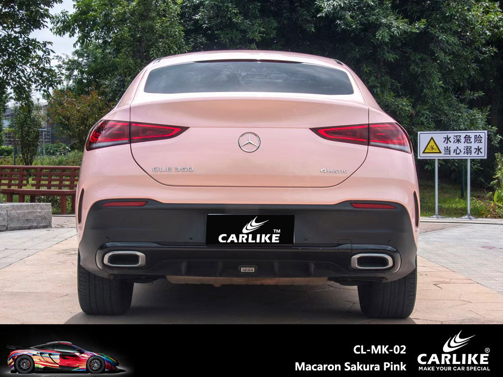Macaron Sakura Pink Car Wrap