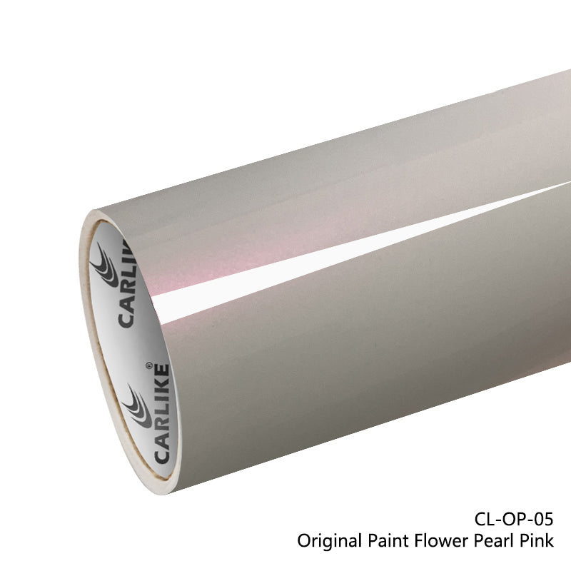 Original Paint Flower Pearl Pink Car Wrap