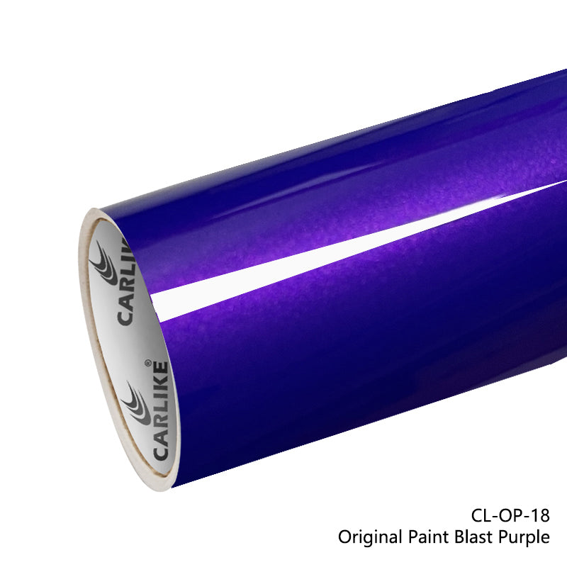 Original Paint Blast Purple Car Wrap