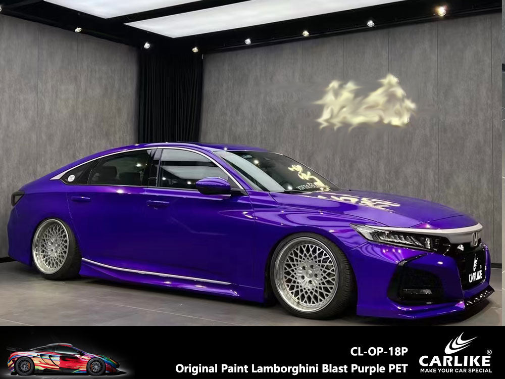 Original Paint Blast Purple Car Wrap