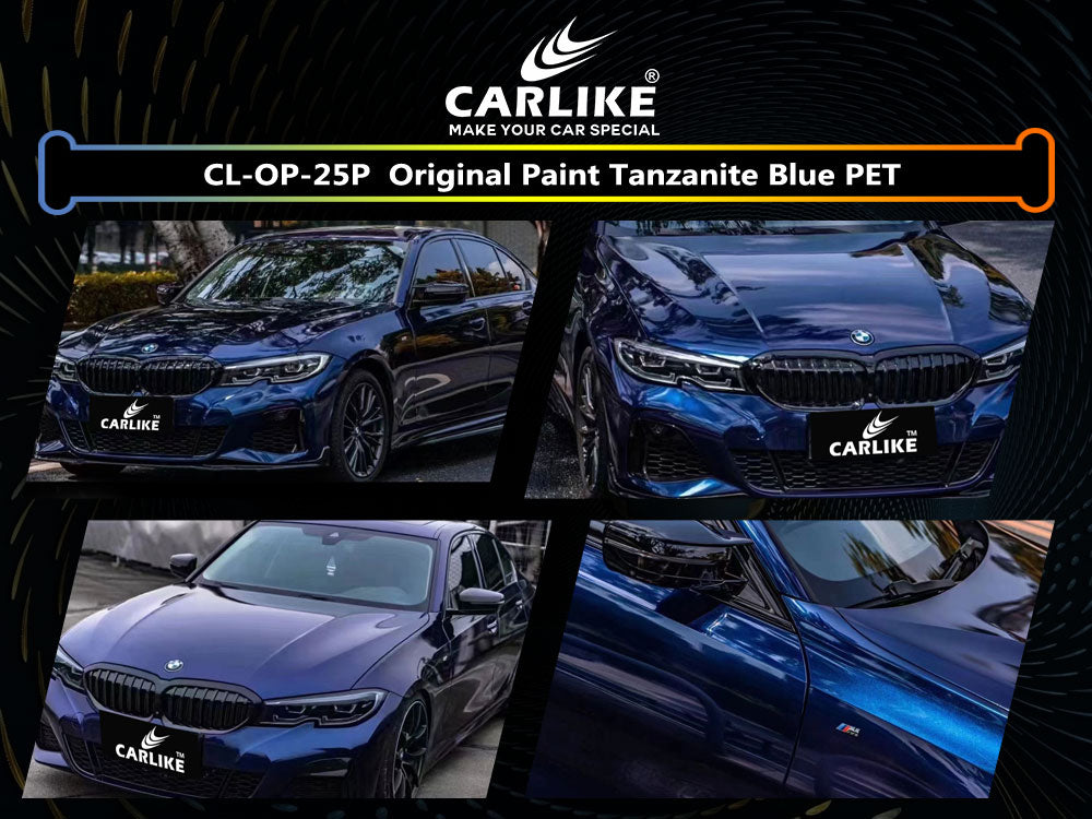 Original Paint Tanzanite Blue Car Wrap