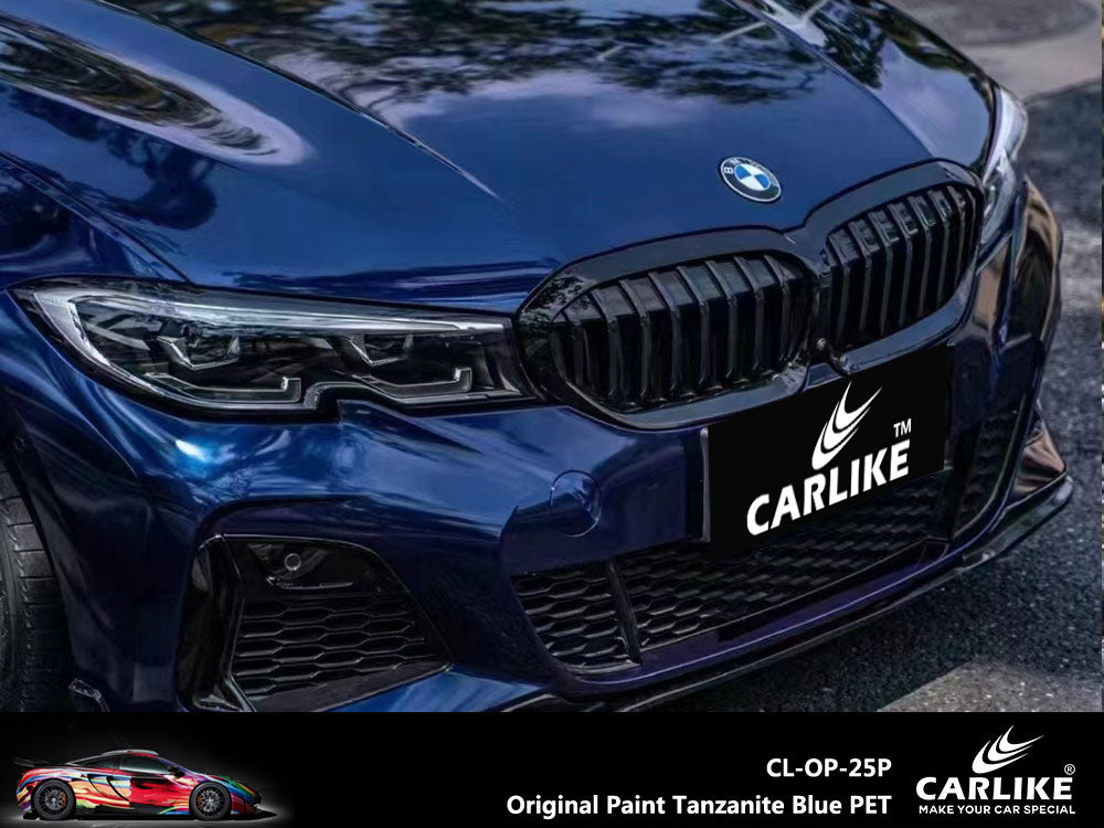 Original Paint Tanzanite Blue Car Wrap