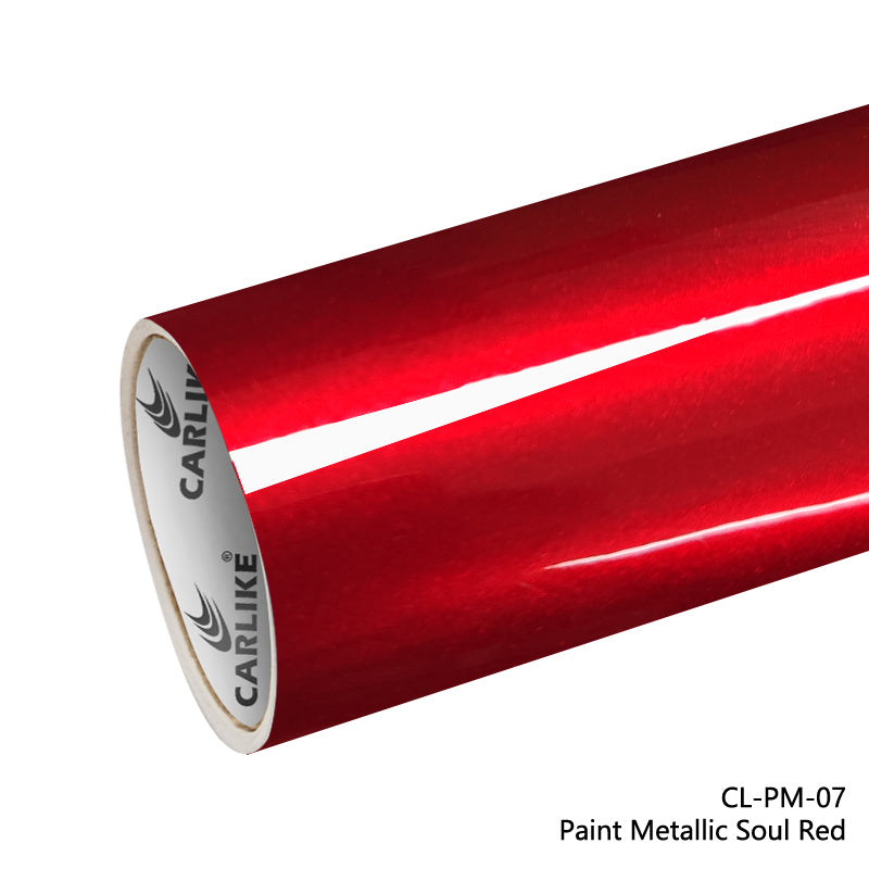 Paint Metallic Soul Red Car Wrap