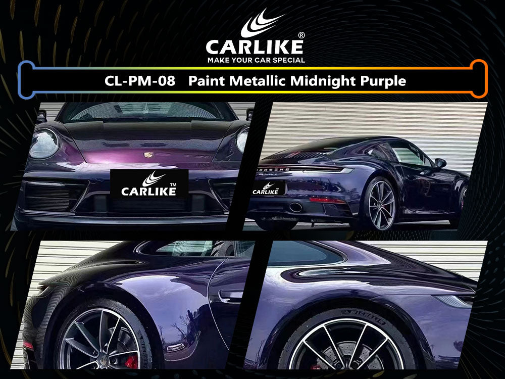 Paint Metallic Midnight Purple Car Wrap