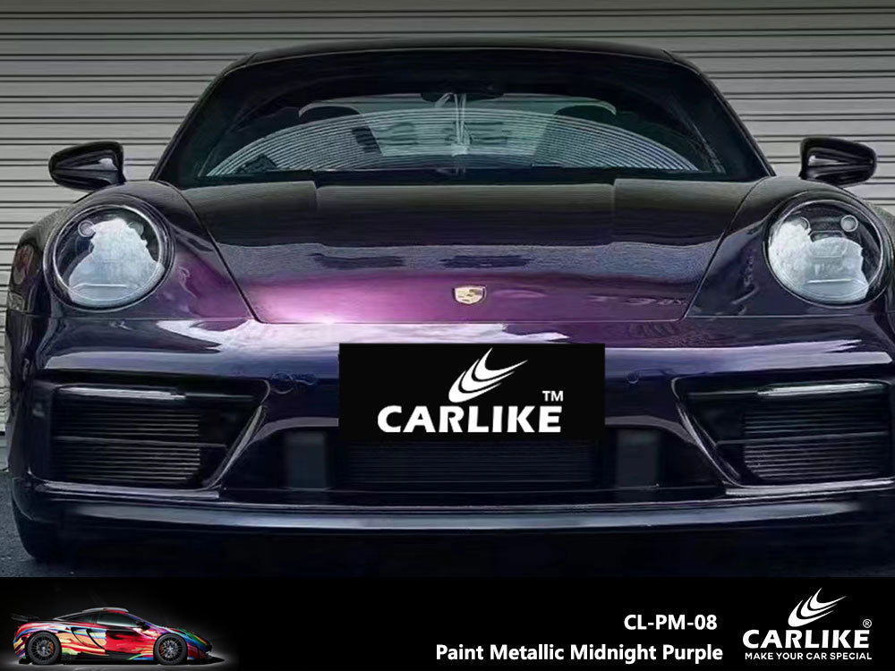 Paint Metallic Midnight Purple Car Wrap