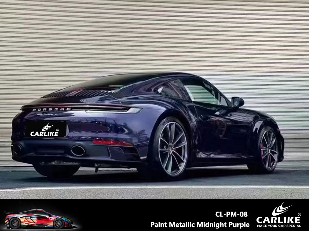 Paint Metallic Midnight Purple Car Wrap