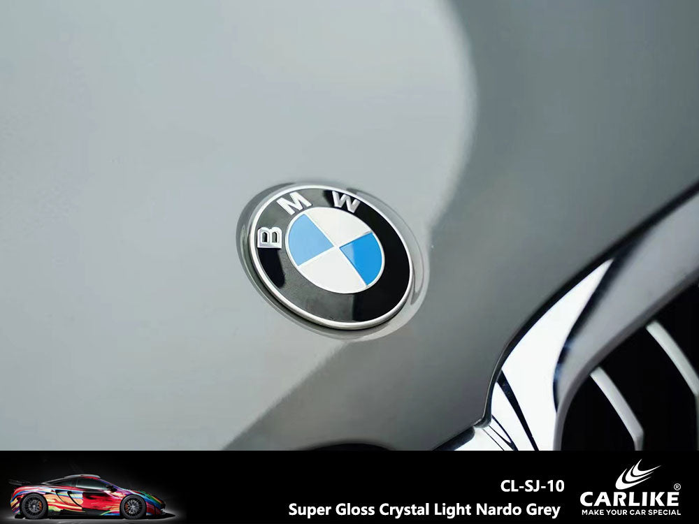 Super Gloss Crystal Light Nardo Grey Car Wrap