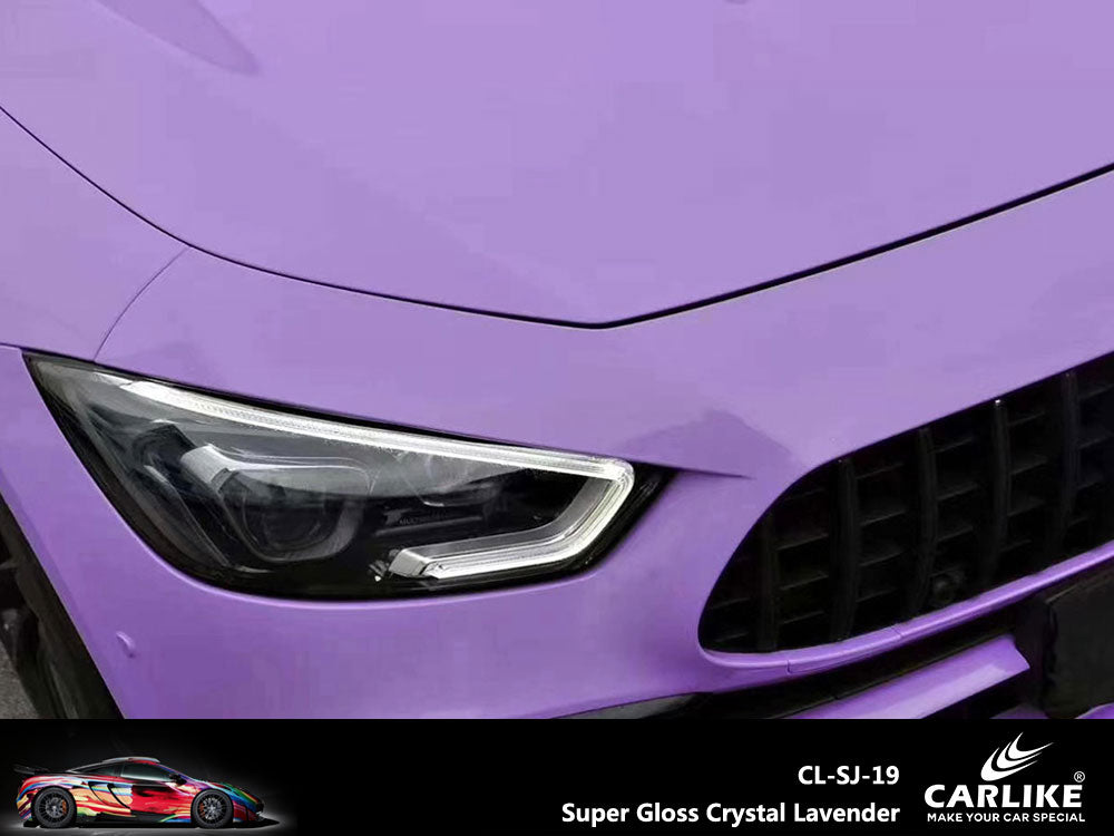 Super Gloss Crystal Lavender Car Wrap